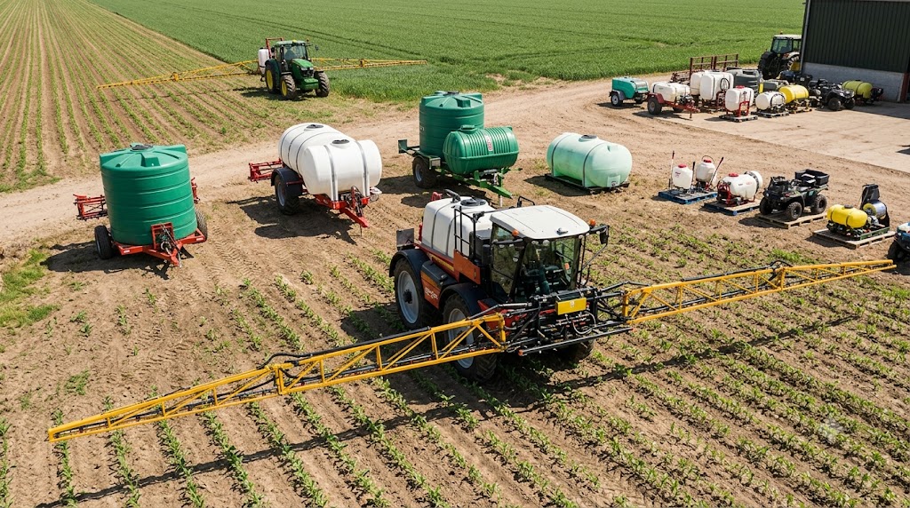 Export of Agricultural Sprayers & Large Plastic Tanks
